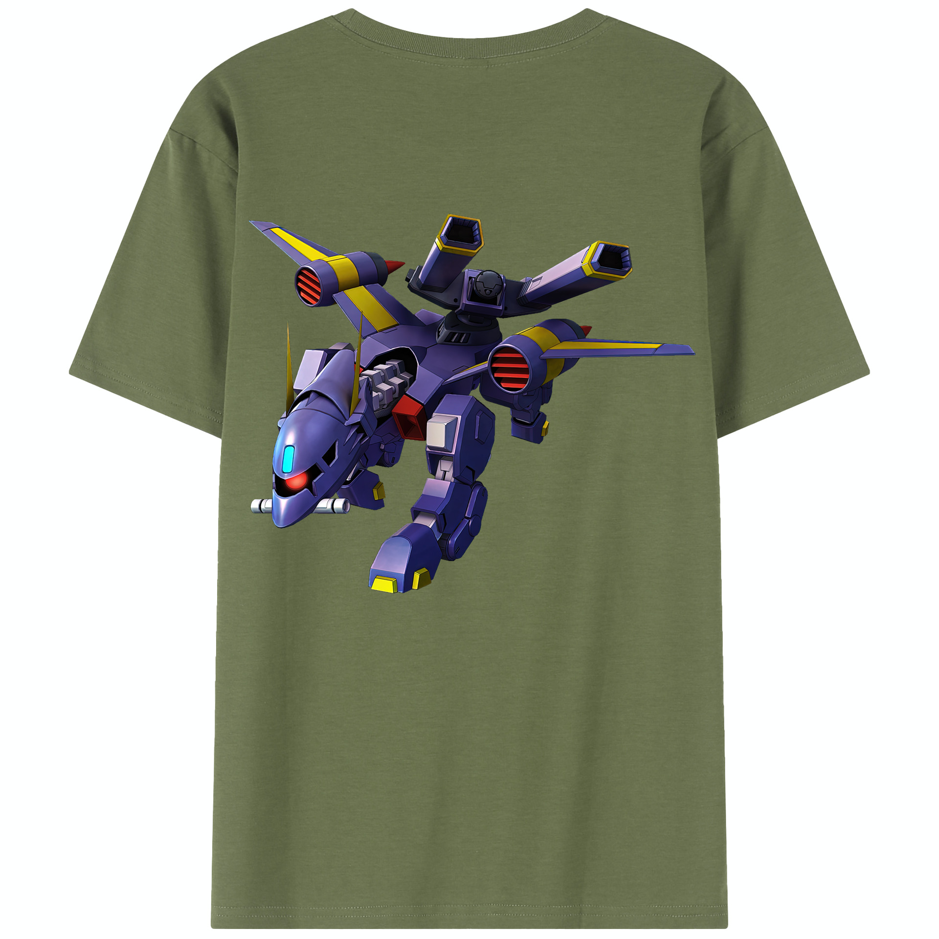 （画像用） 機動戦士ガンダム Mobile Suit Gundam 綿100％半袖Tシャツ（背面プリント）